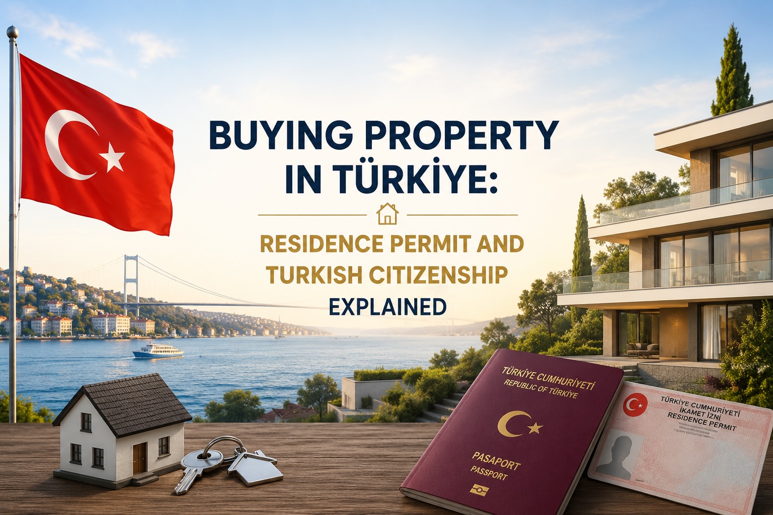 Buying Property in Türkiye: Residence Permit and Turkish Citizenship Explained
